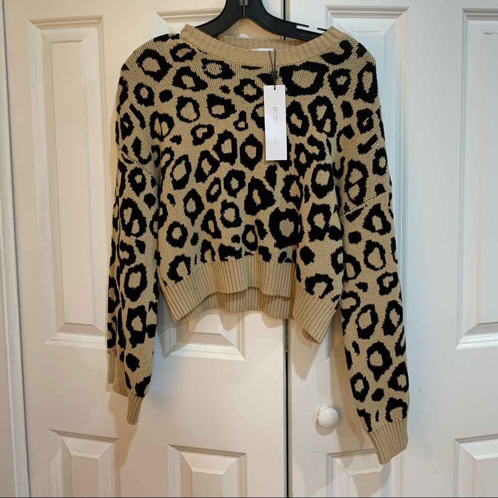 BCBG leopard Coat